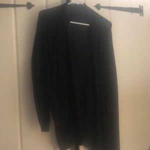 Cute express long knit cardigan